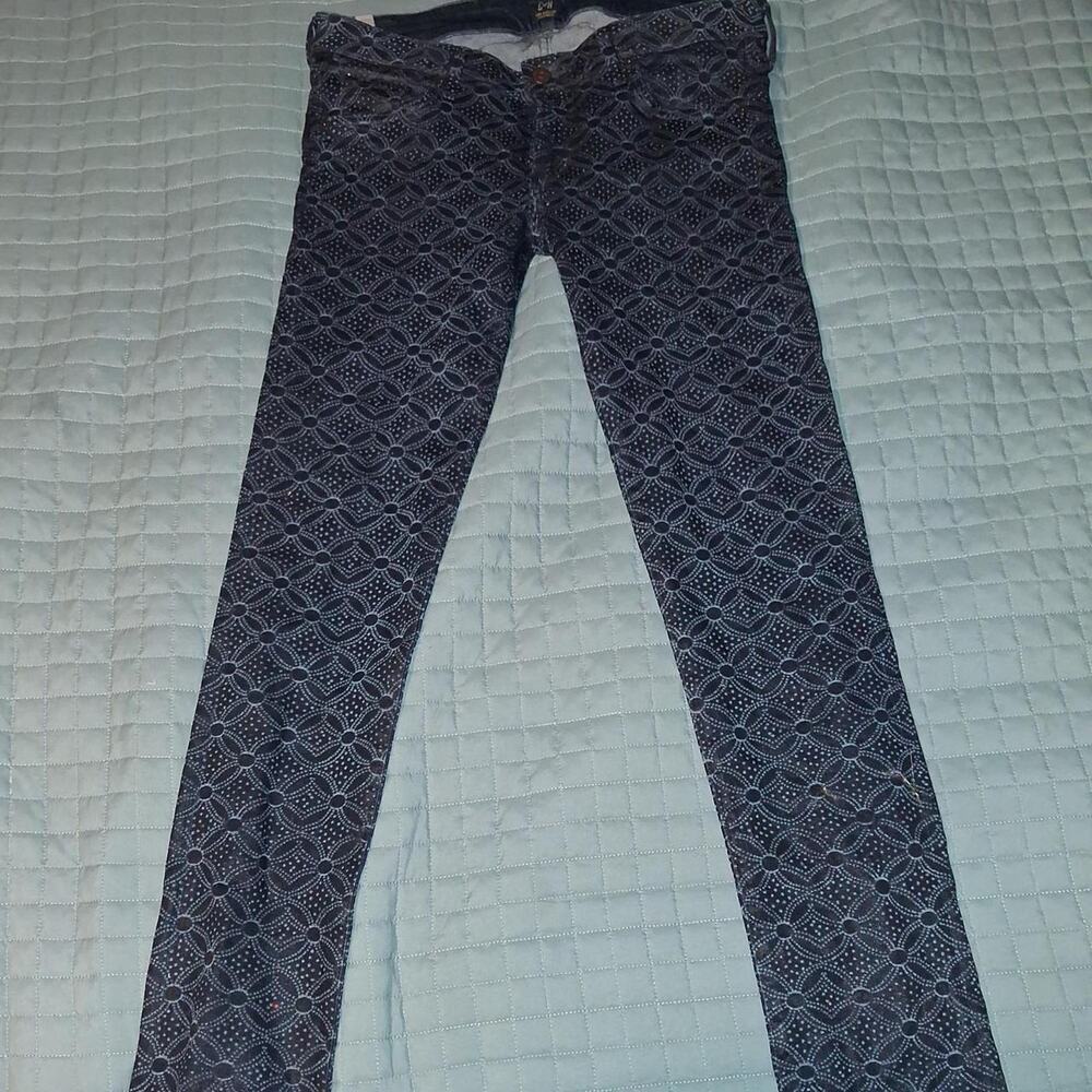 Citizens of Humanity Geometric Laser Etched Racer Skinny Jeans Sz 30